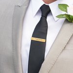 Fermacravatte con incisione personalizzata