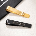 Fermacravatte con incisione personalizzata