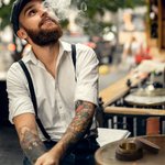 Cenicero portátil personalizado de acero inoxidable con tapa de nogal y monograma grabado Día del Padre Decoración de oficina Regalo de cumpleaños para fumadores Hombres