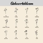 Gepersonaliseerde Geboortebloem PU Leer Sleutelhanger met Gegraveerde Naam Bruiloften Verjaardags Cadeau voor Haar