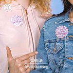 Personalised Coquette Bow Greek Letter Sorority Button Pin Badge Game Night Party Accessories Gift for Sister Friend | Callie × Affinity Licensing