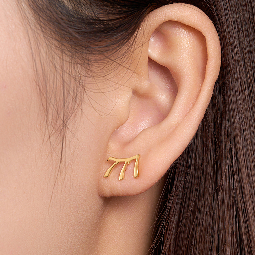 Boucles d'oreilles personnalisées numéro d'ange Lucky Number Cadeau d'anniversaire pour les amis Filles