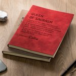 Personalized Funny Quote Definition Name A5 Leather Journal Notebook with 100 Lined Pages Birthday Office Gift for Writers Colleagues Friends