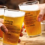 Personalized 16oz Funny Name Definition Beer Glass with Name Barware Oktoberfest Party Birthday Gift for Liquor Lover