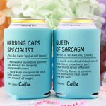 Citation amusante multicolore personnalisée avec nom Cadeau d'anniversaire pour les amis amateurs de bière