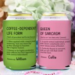 Citation amusante multicolore personnalisée avec nom Cadeau d'anniversaire pour les amis amateurs de bière