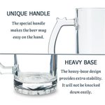 Personalisierte eingraviert lustiges Zitat Definition Name 16oz Glas Bierkrug mit Griff Geburtstag Party Geschenk für Männer Freunde Schnapsliebhaber