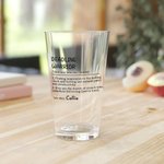 Personalized 16oz Funny Name Definition Beer Glass with Name Barware Oktoberfest Party Birthday Gift for Liquor Lover