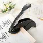 Personalisierter Blühende Blumen im Buch DIY Buchpräger mit Namen Handgehaltener Prägestempel Geburtstag Geschenk für Bücherliebhaber Leseclubs