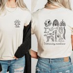 Personalized Veterinary Medicine Anatomy T-shirt Sweatshirt Hoodie with Name Vet Tech Week Birthday Graduation Gift for Vets Assistants Students