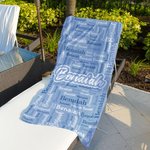 Personalized Artistic Name Colorful Word Cloud Quick Dry Oversized Microfiber Beach Towel Holiday Travel Essential Birthday Gift for Family Friends