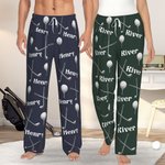 Pijama personalizado con el nombre del club de golf Pantalones de pijama suaves con cordón y bolsillo Ropa de dormir cómoda Regalo de cumpleaños para 