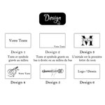 Boîte de Rangement en Bois Magnétique Personnalisée avec Texte et Motif Gravés Pics de Guitare à Choix Cadeau Anniversaire pour Musicien Guitariste