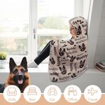 Personalisierte niedlichen Hund Katze Foto Avatar Pfote drucken Knochen weiche Kapuze Decke mit Namen Multicolor Geburtstag Geschenk für Tierliebhaber