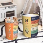 Gepersonaliseerde God Zegt Ik Ben Naam Betekenis op Bijbel Vers Waterdichte Opbergmand met Handvat Verjaardag Housewarming Religie Geschenk voor Famil