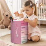 Gepersonaliseerde God Zegt Ik Ben Naam Betekenis op Bijbel Vers Waterdichte Opbergmand met Handvat Verjaardag Housewarming Religie Geschenk voor Famil