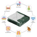 Coperta di sicurezza per neonati con sfondo a puntini Regalo religioso per neonati, personalizzata Dio dice che sono il significato del nome su un versetto biblico