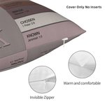 Personnalisé Dieu dit que je suis Nom Signification sur verset biblique Colorful Throw Pillow Cover Home Decor Baptême Inspirational Birthday Gift for