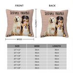 Personalizzato 1-6 cane gatto foto collage guai Maker morbido cuscino copertina Home Decor regalo di compleanno per l'amante degli animali domestici