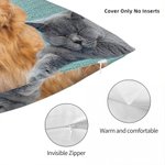 Personalizzato 1-6 cane gatto foto collage guai Maker morbido cuscino copertina Home Decor regalo di compleanno per l'amante degli animali domestici