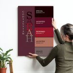 Personalized God Says I Am Name Meaning on Bible Verse Colorful Canvas Painting Inspirational Wall Art Baptism Birthday Gift for Kids Family