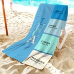 Personalized God Says I Am Name Meaning on Bible Verse Oversized Beach Towel Baptism Confirmation Christmas Gift for Family Christians