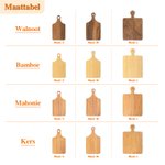 Gepersonaliseerde Gegraveerde Foto Ontwerp Houten Charcuterie Snijplank met Handvat en Naam Verjaardag Huwelijk Woondecoratie Cadeau voor Familie