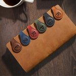 Personalisiertes Magnetisches Blume Initiale PU Leder Lesezeichen Buchzubehör Geburtstag Geschenk für Buchliebhaber Bücherwurm