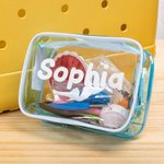 Personalisiertes Durchsichtiges Namenstasche-Garnspinner-Set Häkeln Stricken Zubehör für BOGG-Urlaub Geburtstag Geschenk für Handarbeits-Liebhaber