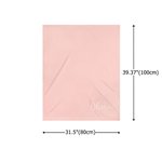 Gepersonaliseerde geborduurde naam Warm gebreid katoen Baby Nursery Blanket Baby Shower Birthday Gift voor pasgeborene