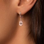Pendientes Personalizados Minimalistas Estrella Polar del Norte con Piedra de Cumpleaños Regalo de San Valentín para Mujer