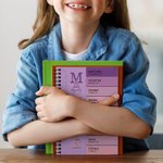 Personalized God Says I Am Name Meaning on Bible Verse A5 Lined Spiral Notebook Baptism Confirmation Christmas Gift for Family Christians