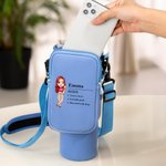 Personalizado Cartoon Nombre del personaje Definición Botella de Agua Bolsa con bolsa y correa ajustable Tumbler Accesorios Regalo de cumpleaños para las mujeres