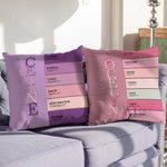 Personnalisé Dieu dit que je suis Nom Signification sur verset biblique Colorful Throw Pillow Cover Home Decor Baptême Inspirational Birthday Gift for