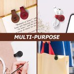 Segnalibro magnetico in pelle floreale personalizzato con iniziali, regalo di compleanno per gli amanti dei libri.