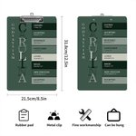 Personligt God Says I Am Namnbetydelse på bibelvers Färgglatt Clipboard med lågprofilsklämma Inspirerande födelsedag kristen gåva för barnfamilj