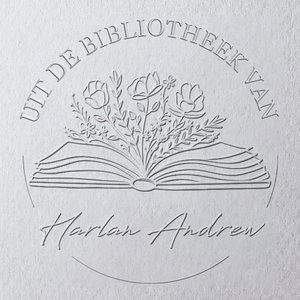 Gepersonaliseerde Embosser Stempel met Naam Kerstcadeau voor Boekenliefhebbers Bibliothecaris en Boekenclub