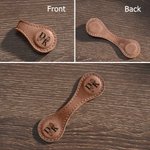 Segnalibro magnetico in pelle floreale personalizzato con iniziali, regalo di compleanno per gli amanti dei libri.