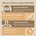 Sac en Toile de Jute Réutilisable Personnalisé avec Nom Motif Fille Excentrique Pochette Frontale Cadeau d'Anniversaire pour Filles Femmes