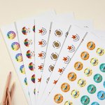 Personalised Cute Rainbow Super Star Teacher Reward Stickers with Name Waterproof Teaching Materials Gift for Teacher