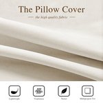 Personalized Watercolor Face Photo Cartoon Couple Soft Rectangle Pillow Cover with Name Home Decor Valentine's Day Housewarming Gift for Couple