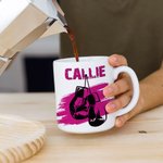 Personalisierte Multicolor Boxhandschuh Design 11/15oz Keramik Becher mit Namen Geburtstag Urlaub Geschenk für Sport Boxen Liebhaber