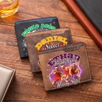 Portefeuille en cuir pour homme avec nom, numéro et équipe Cadeau d'anniversaire pour les amoureux du sport Joueurs