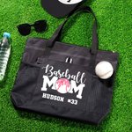 Bolsa de malla grande para helado personalizada con nombre y número Día de la madre Cumpleaños Evento deportivo Viaje Regalo esencial para mamá