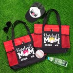Bolsa de malla grande para helado personalizada con nombre y número Día de la madre Cumpleaños Evento deportivo Viaje Regalo esencial para mamá
