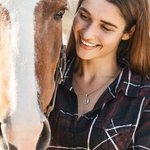 Personalized Vintage Horseshoe Saddle Pendant Necklace with Engraved Name Country Jewellery Birthday Equestrian Gift for Horse Lover Women