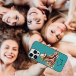 Funda personalizada para iPhone con nombre Cumpleaños Regalo de despedida de soltera para mujer