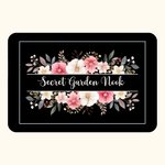 Personalisierte Sonnenblume Rose Floral Willkommen Fußmatte mit Text Flower Shop Home Decor Housewarming Geschenk für Gartenarbeit Liebhaber