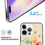 Coque personnalisée pour iPhone avec 1-10 noms Fête des mères Cadeau d'anniversaire pour Maman Grand-mère