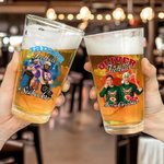 Gepersonaliseerd Cool Flame Lightening Foto Ontwerp 16oz Bierglas met Naam en Nummer Verjaardag Home Keuken Accessoires Cadeau voor Sportliefhebber